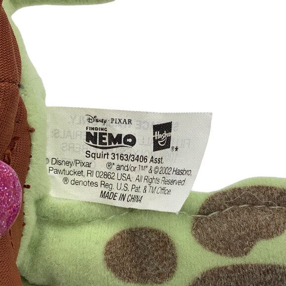 Disney Pixar Finding Nemo Squirt Turtle Plush Toy Turtle 12" Hasbro Stuffed - Picture 6 of 7